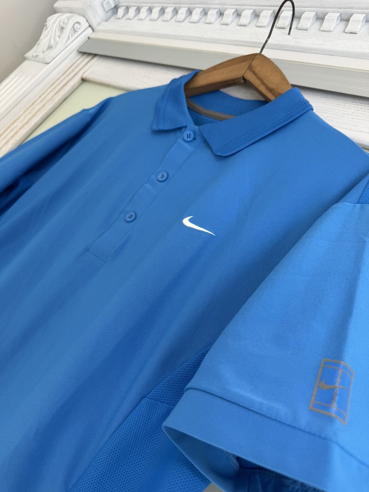 Nike Nike Roger Federer 2008 Australian Open Tennis Polo Shirt Size US XL / EU 56 / 4 - 6 Thumbnail