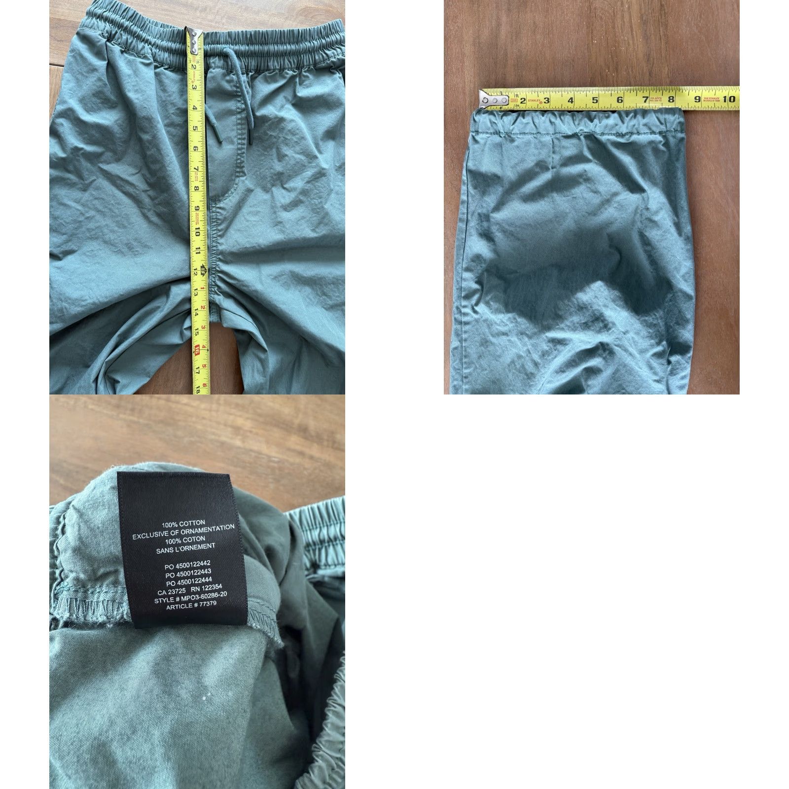 Aritzia Aritzia TNA Track Pants Womens XS Elastic Waist Drawstring Green Twill Jogger Pants City Hip Hop XS Womens Size 27" / US 4 / IT 40 - 8 Thumbnail