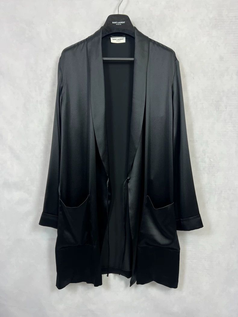 Saint Laurent Paris Saint Laurent Paris 23ss Mulberry Silk Crepe Satin Darth V Size US M / EU 48-50 / 2 - 2 Thumbnail