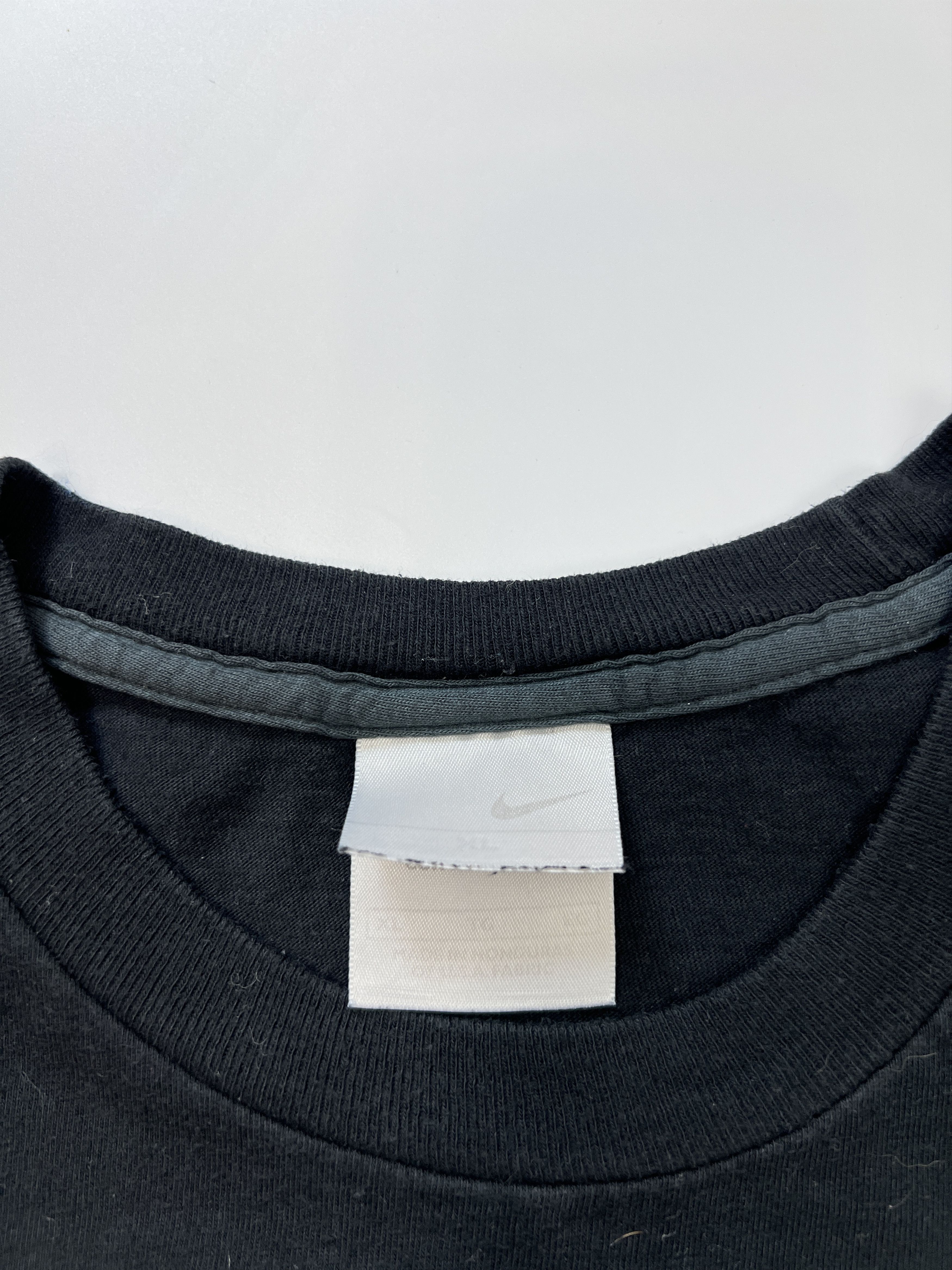 Nike × Vintage Cool Y2K Nike Swoosh Logo Printed Tee Boxy Fit Black Size US XL / EU 56 / 4 - 4 Thumbnail