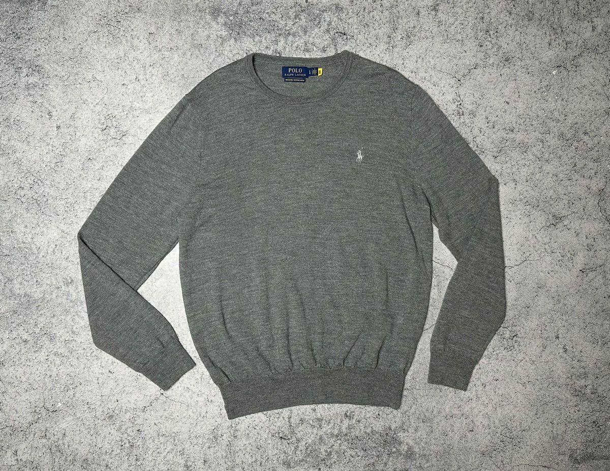 Polo Ralph Lauren Polo Ralph Lauren Crewneck Washable Merino Wool Sweater Size US L / EU 52-54 / 3 - 5 Thumbnail