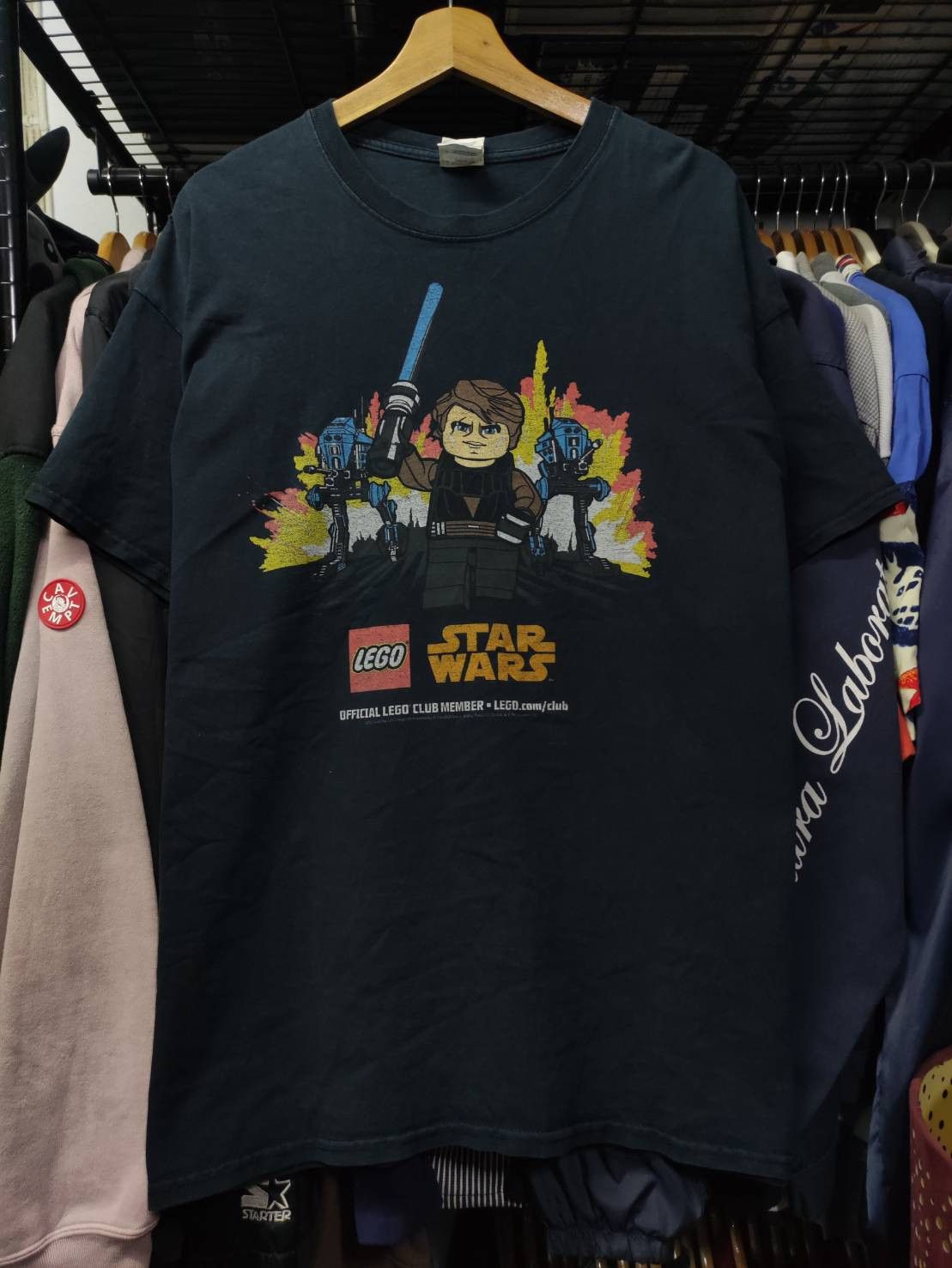 Star Wars Rare! Vtg Star Wars x The Lego " Anakin Skywalker " Promo Size US XL / EU 56 / 4 - 2 Thumbnail