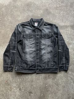 Men´s winter jacket // South Pole Imitation Leather Bubble Jacket black