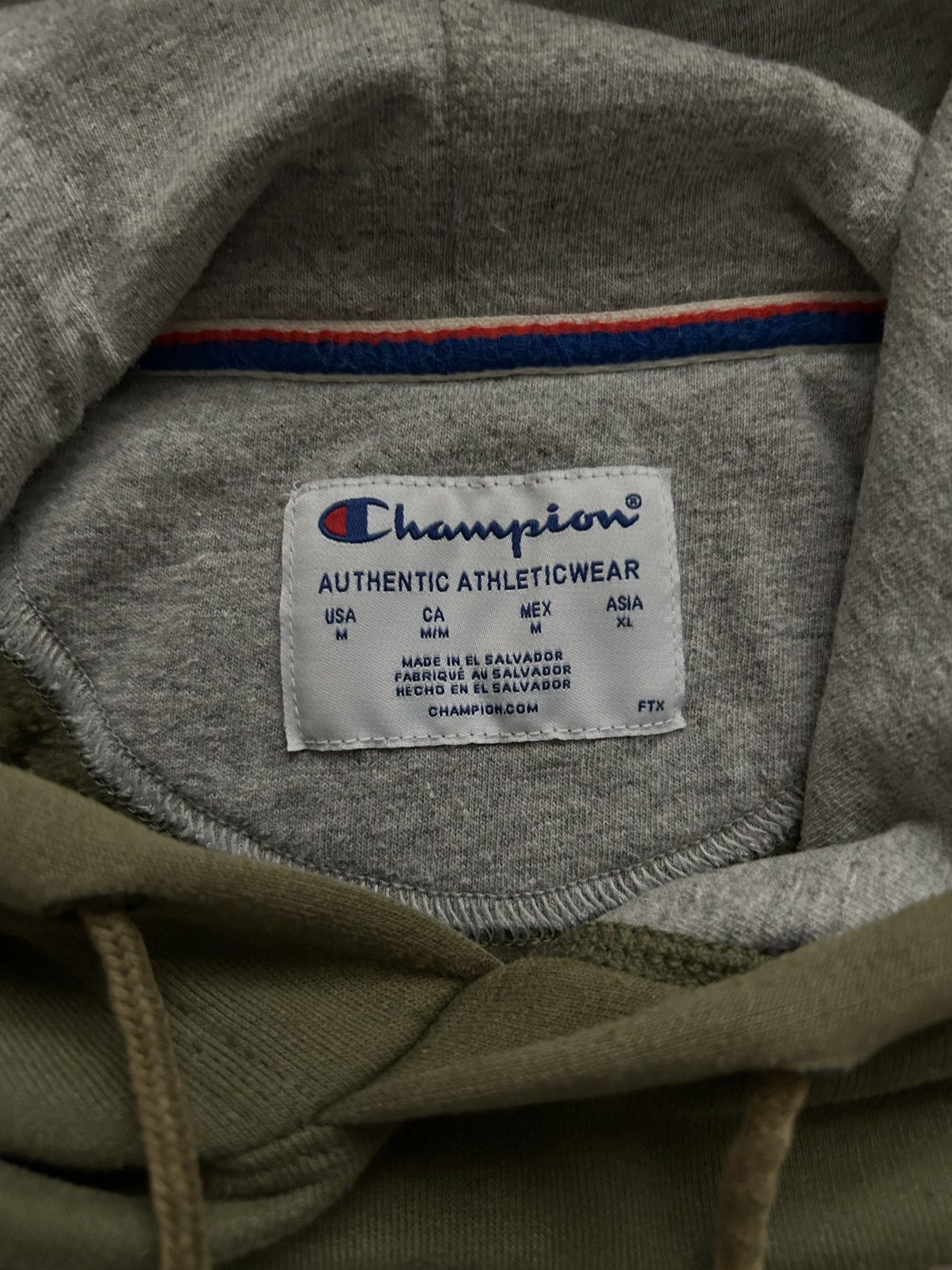 Champion × Vintage Champion Script Logo Green Pullover Hoodie Size US M / EU 48-50 / 2 - 8 Thumbnail