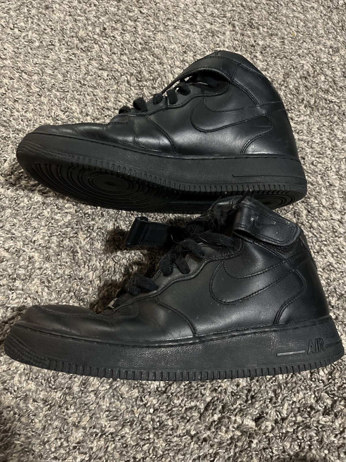 Nike Black Nike AF1 Size US 10 / EU 43 - 6 Thumbnail