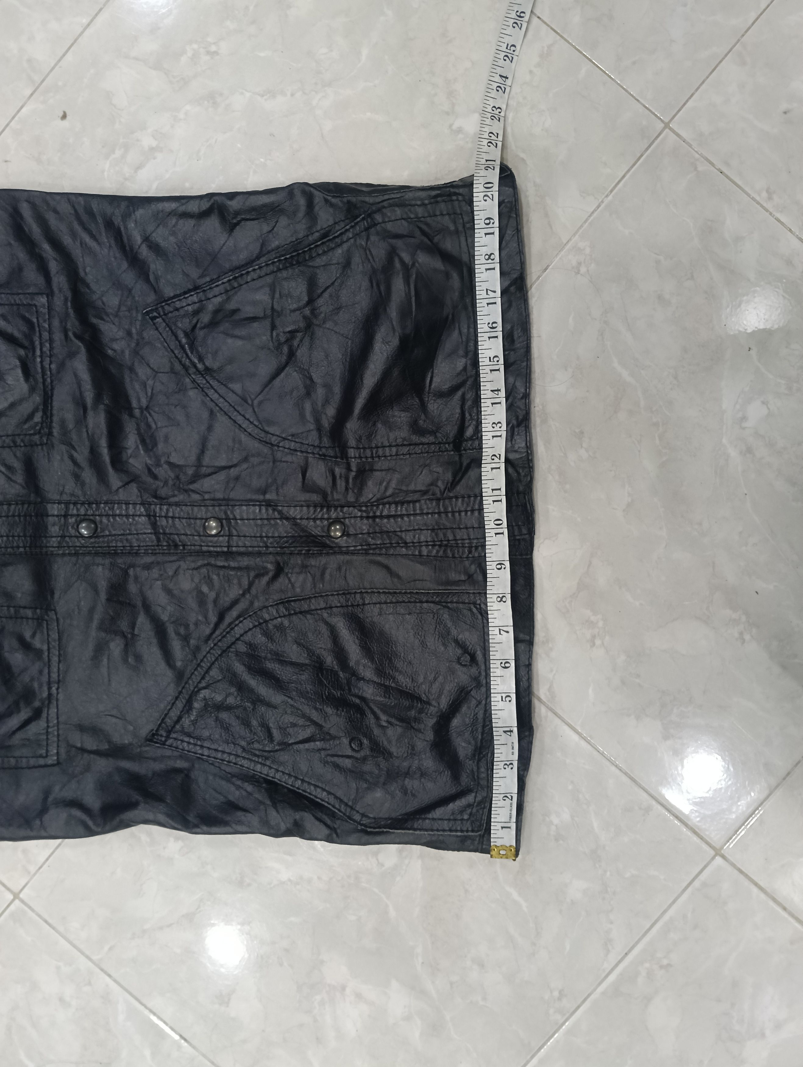 Yohji Yamamoto Vintage Unbrand Leather Jacket Riversible Size US L / EU 52-54 / 3 - 15 Thumbnail