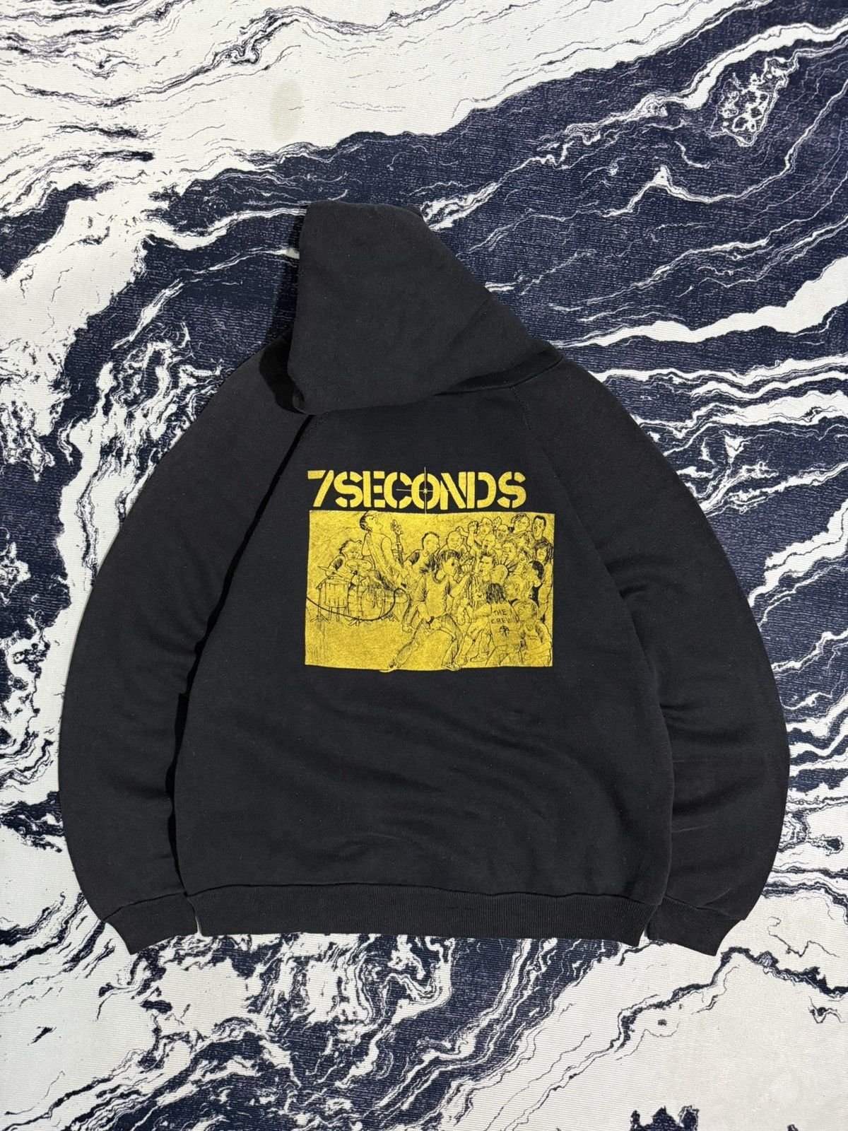 Band Tees Vintage 80s 7seconds Walk Together Rock Together Hoodie Size US L / EU 52-54 / 3 - 10 Thumbnail