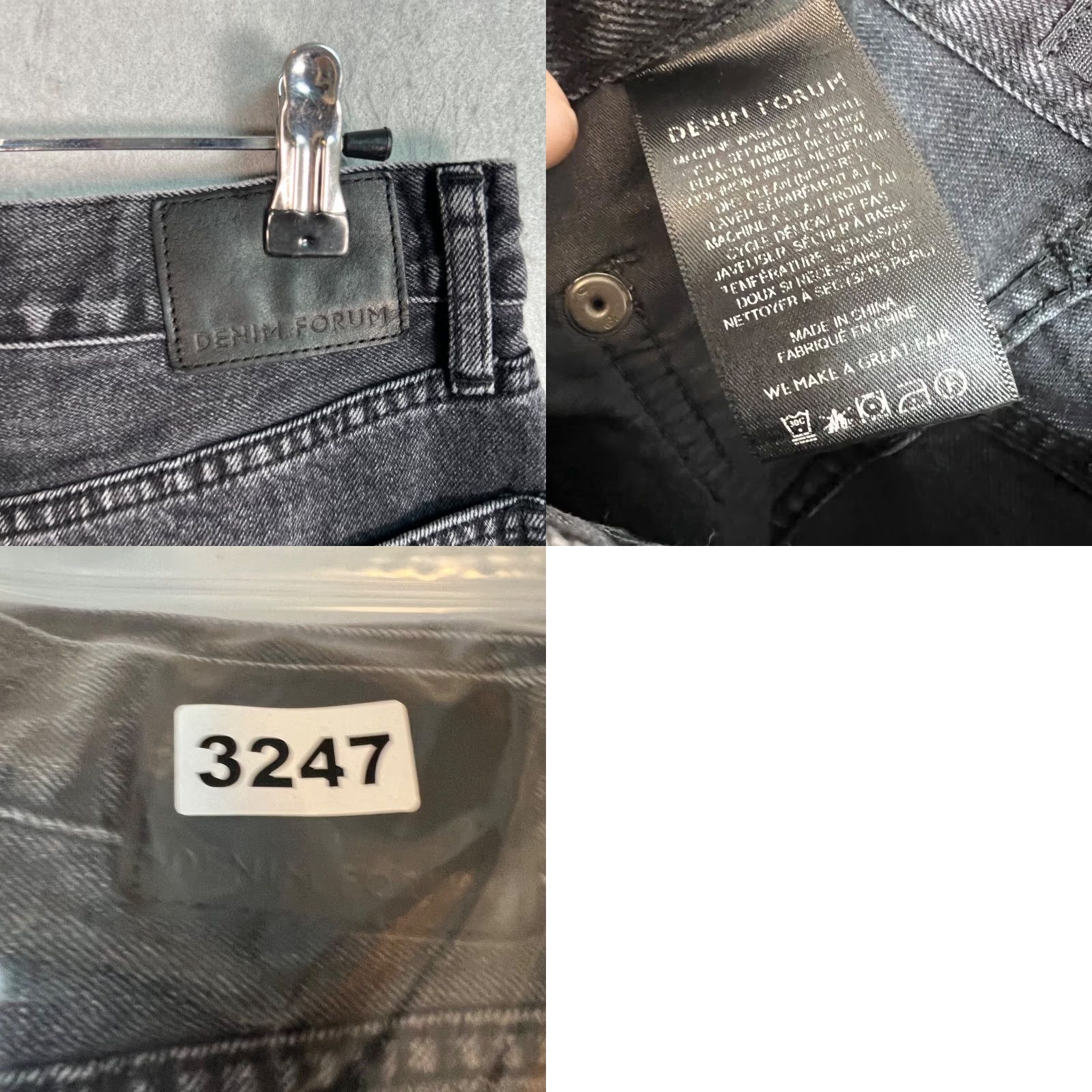 Other Forum Denim Skirt 26 Black Halle 90s Midi Womens Size 26" / US 2 / IT 38 - 8 Thumbnail