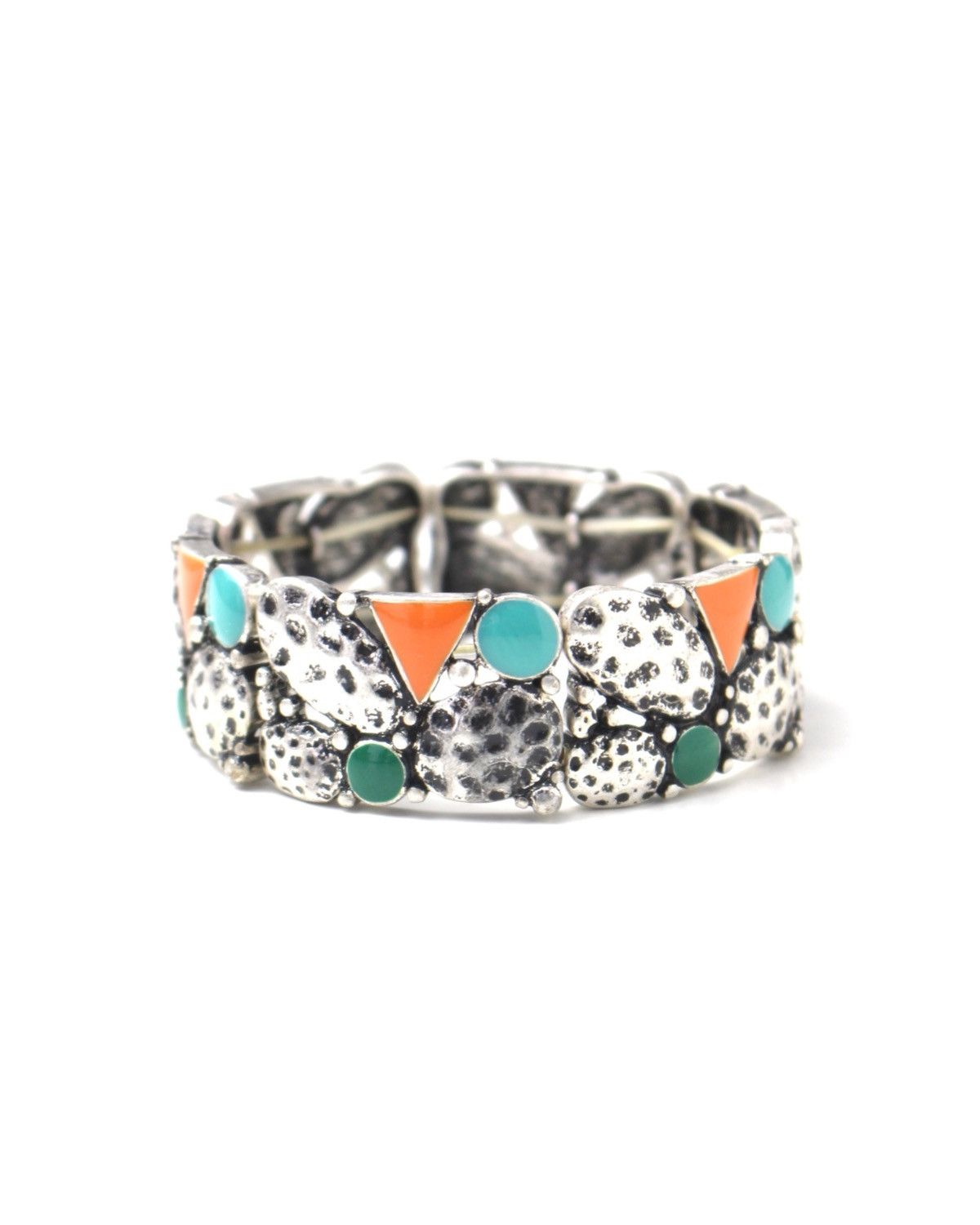 Vintage 2000S JAPANESE MADE LAVA BLOOM NAVAJO NATIVE METAL BRACELET Size ONE SIZE - 3 Thumbnail