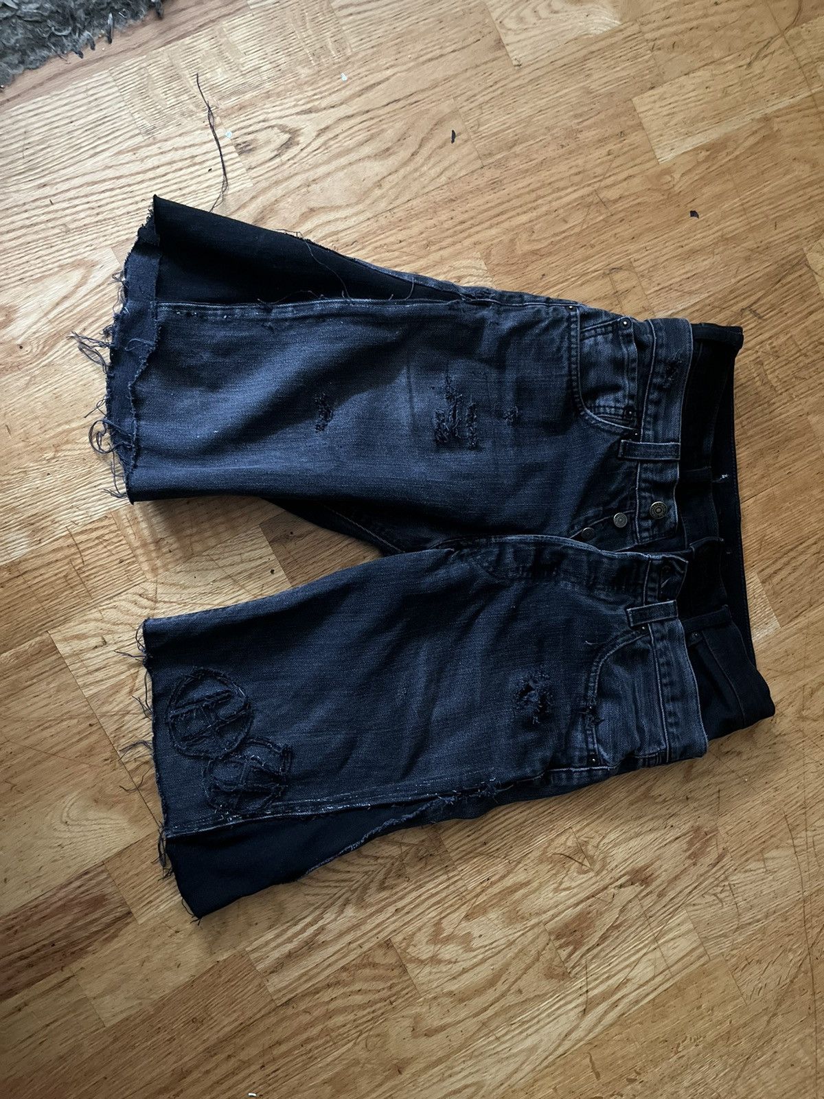 Other double waisted flared jorts Size US 32 / EU 48 - 1 Thumbnail