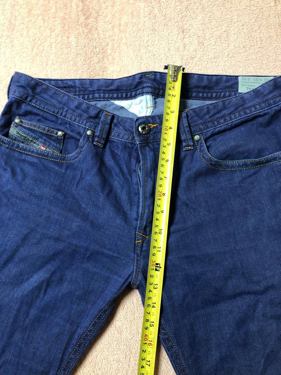 Diesel × Vintage Vintage Men's Diesel THAVAR Relaxed Straight Denim Jeans Size US 33 - 11 Thumbnail