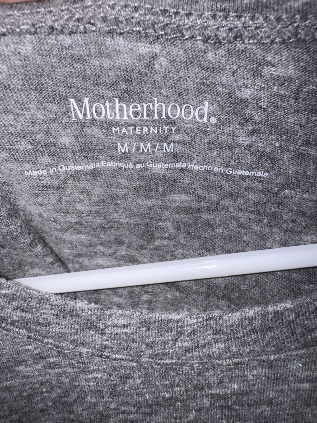 Other Motherhood Maternity Gray 'I've Got 99 Problems But This BUM Size M / US 6-8 / IT 42-44 - 3 Thumbnail