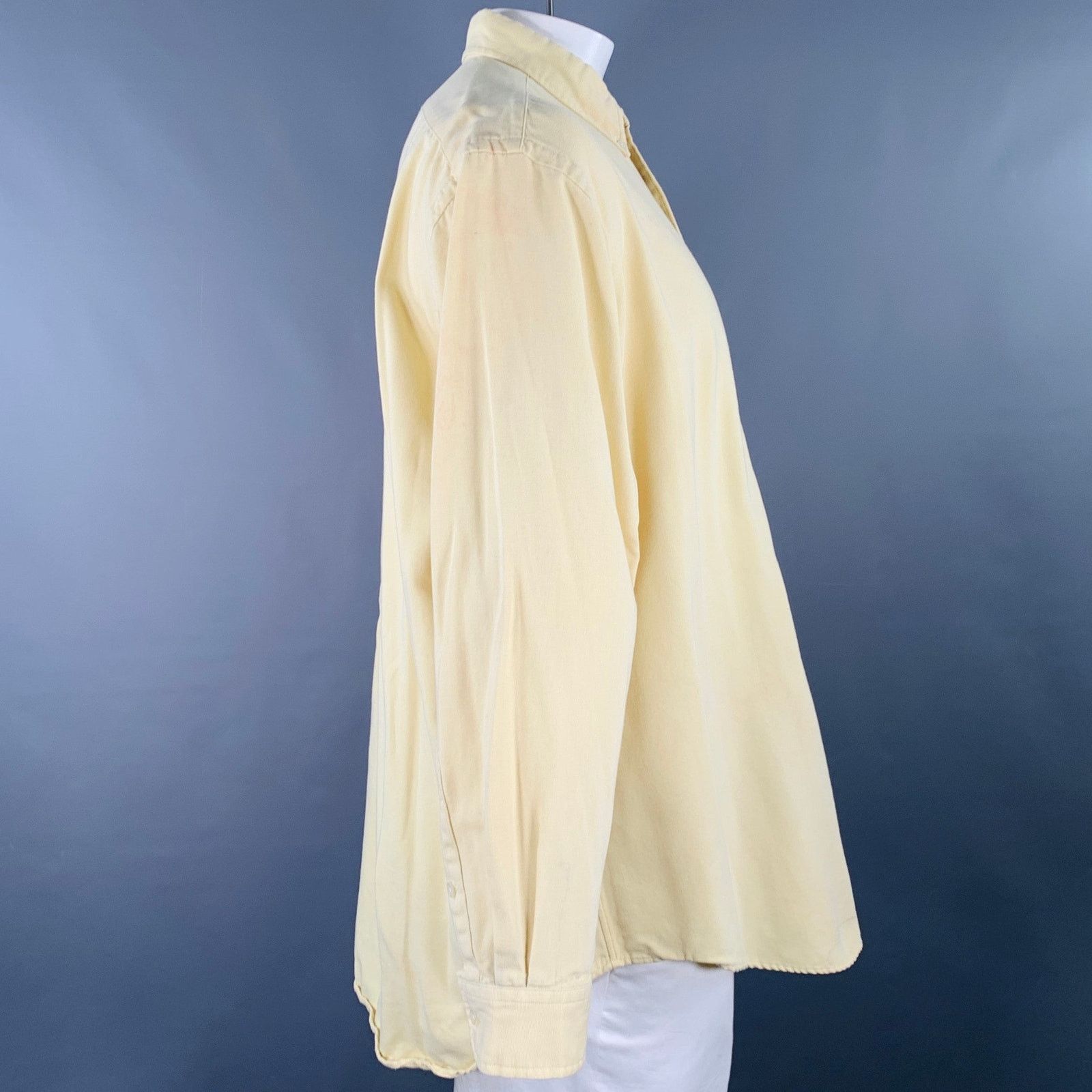 Ralph Lauren Size XL Yellow Cotton Button Down Long Sleeve Shirt Size US XL / EU 56 / 4 - 2 Thumbnail
