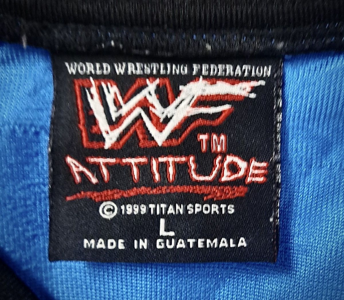 WWE STONE COLD x HELL RAISER x Vintage Jersey 1999 Size US L / EU 52-54 / 3 - 9 Thumbnail