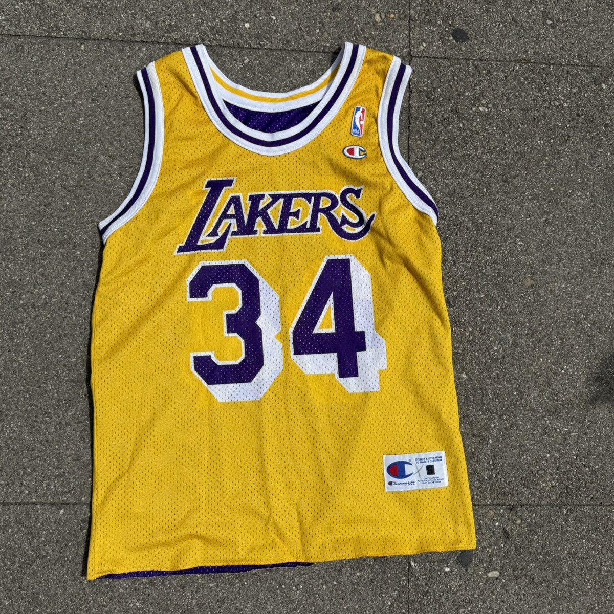 Champion × NBA × Vintage vintage jersey Lakers Shaq O’neal reversible90s champion nba Size US S / EU 44-46 / 1 - 6 Thumbnail