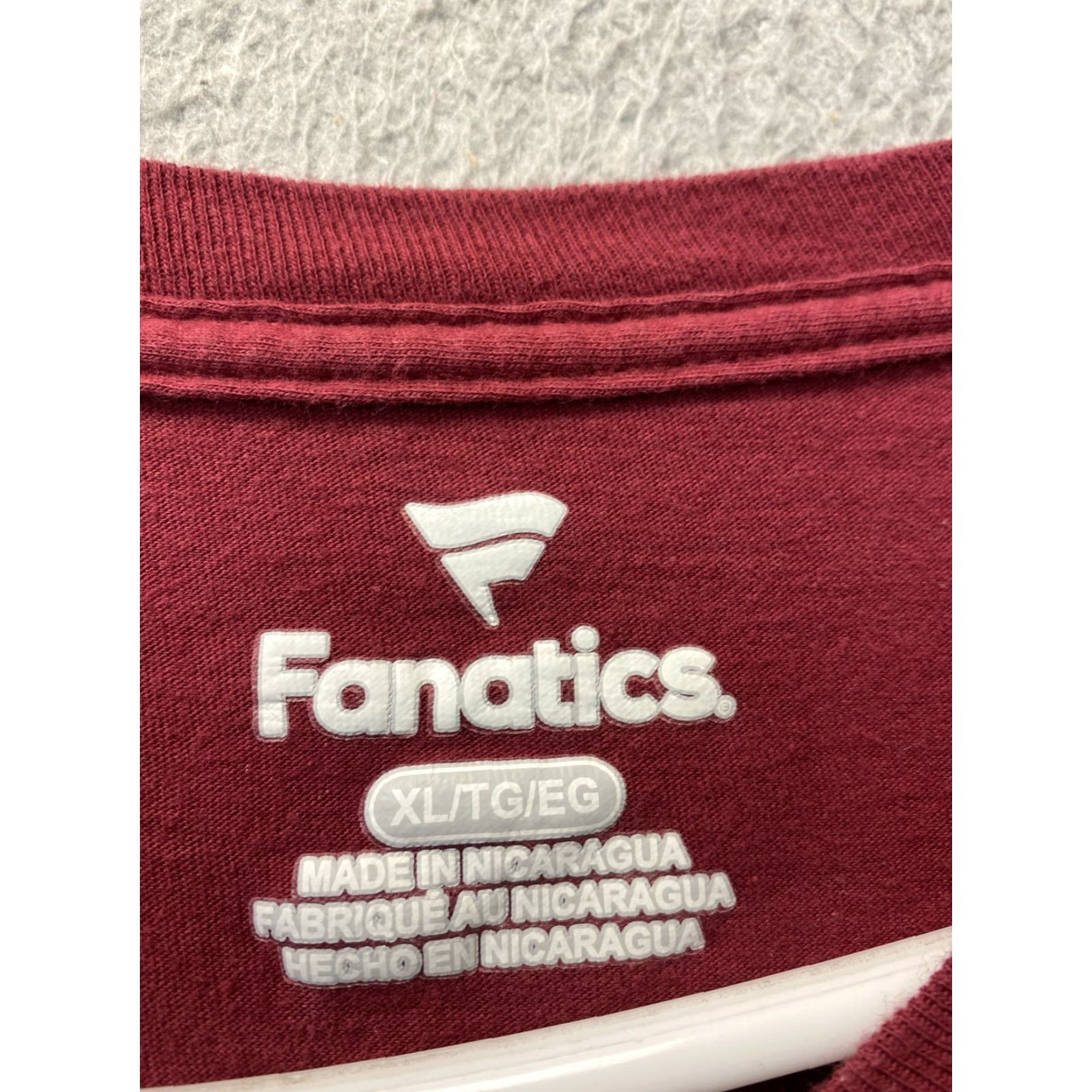 Vintage Fanatics NHL Shirt Mens Crew Neck Avalanche Short Sleeve XL Red 90s Sports 115-54 Size US XL / EU 56 / 4 - 3 Thumbnail
