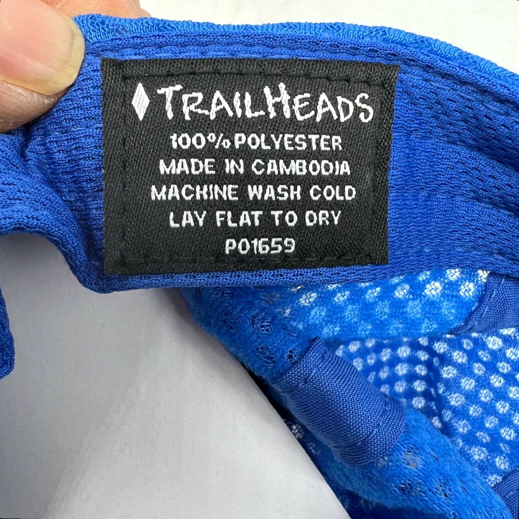 Vintage Trailheads Womens Trailheads Cap Running Cap Blue One Size Lightweight Adjustable Sport Activewear Shirt? Size ONE SIZE - 6 Thumbnail
