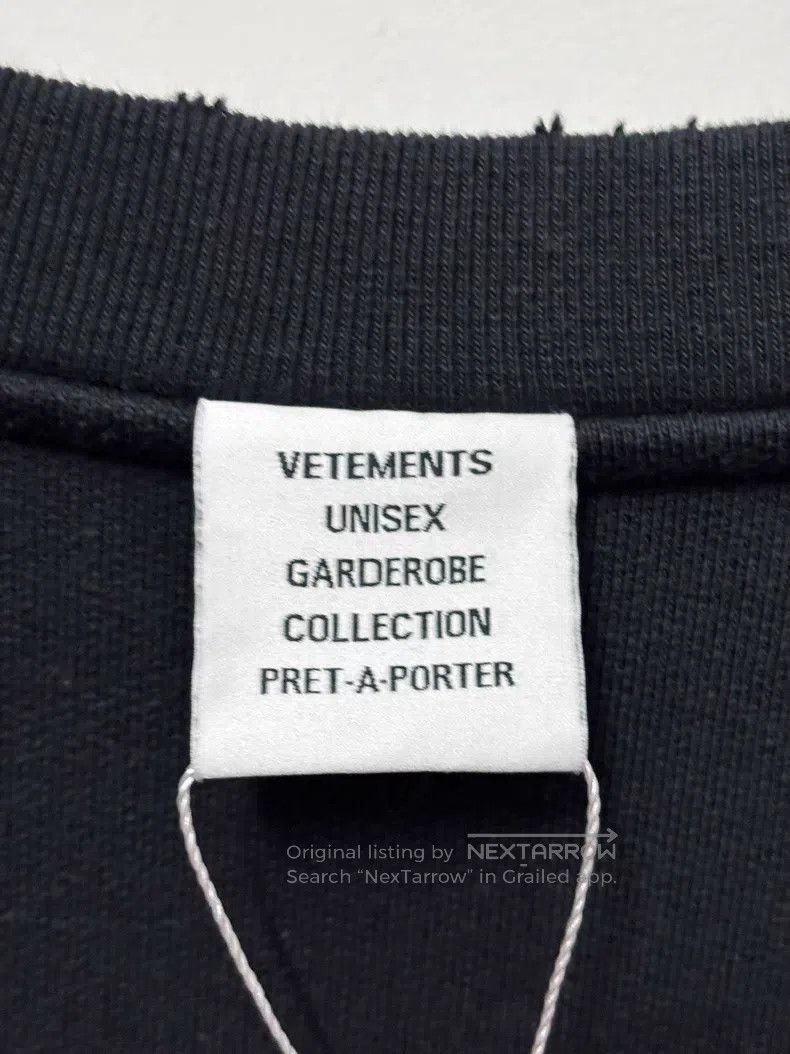 Vetements VETEMENTS Long Sleeve Sweatshirt Size US M / EU 48-50 / 2 - 6 Thumbnail