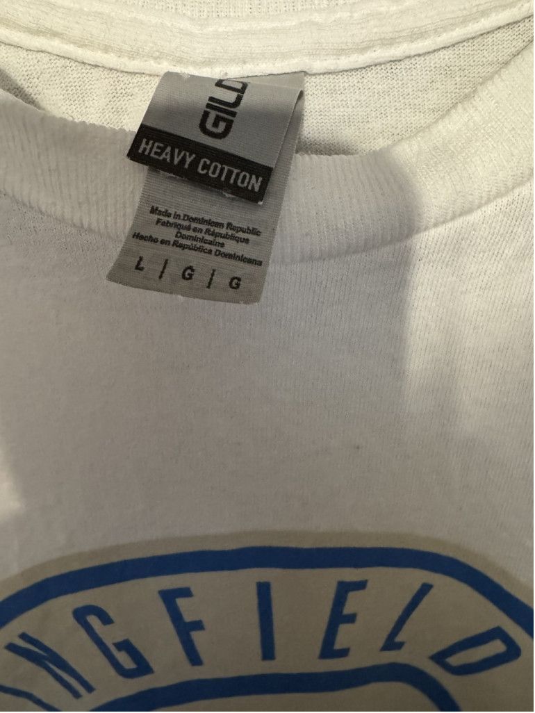 Gildan Springfield Thunderbirds Tee Shirt White Men's Size L Size US L / EU 52-54 / 3 - 3 Thumbnail