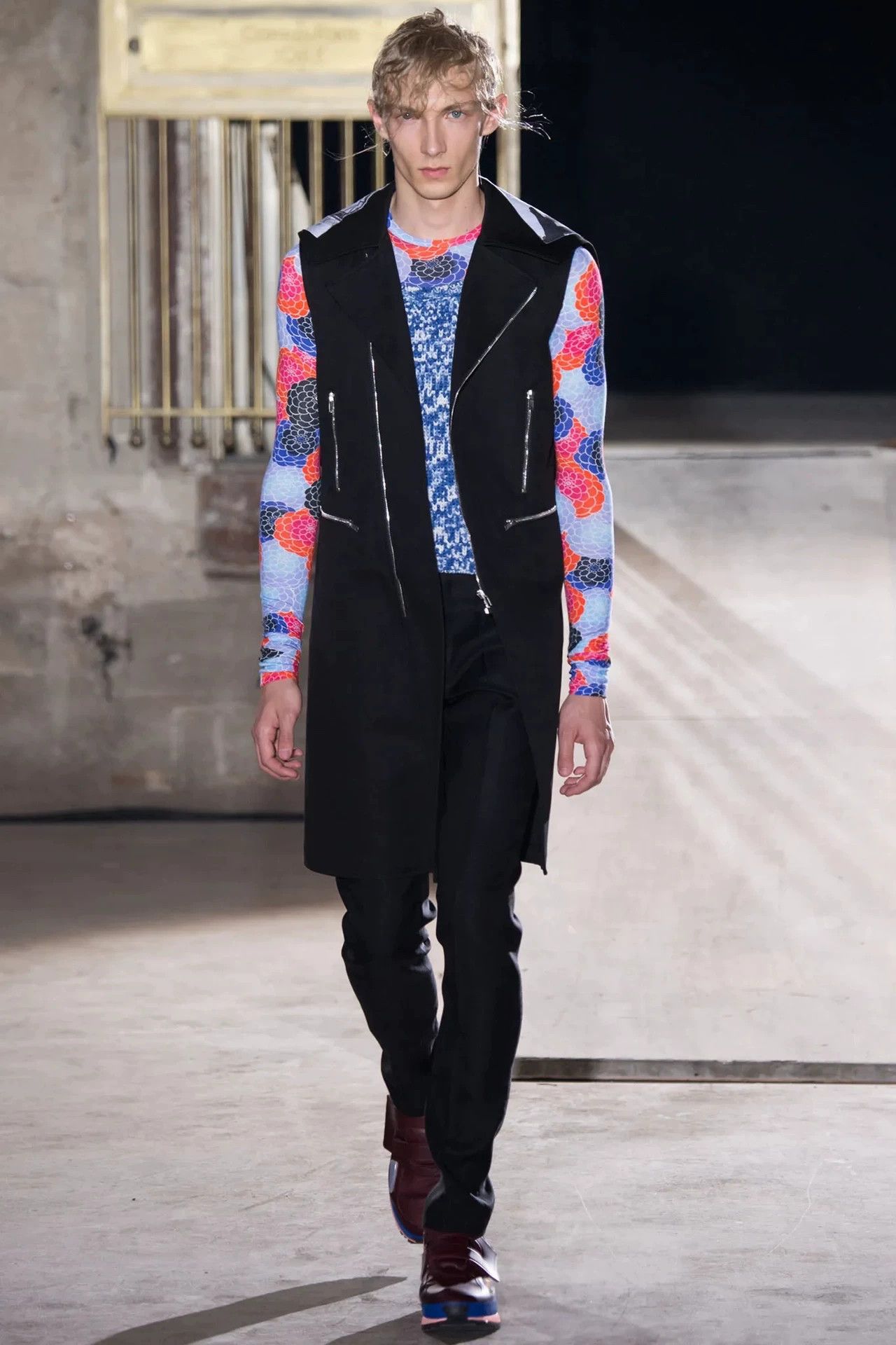 Raf Simons Raf Simons SS Japanese Colorful Floral Cotton Top M New Size US M / EU 48-50 / 2 - 2 Thumbnail