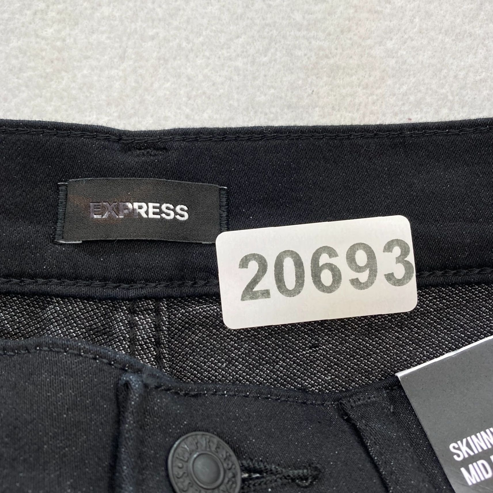 Express Express Pants Women's 6 Skinny Ankle Black Mid Rise Knit Stretch NWT Pants Size 30" / US 8 / IT 44 - 4 Thumbnail