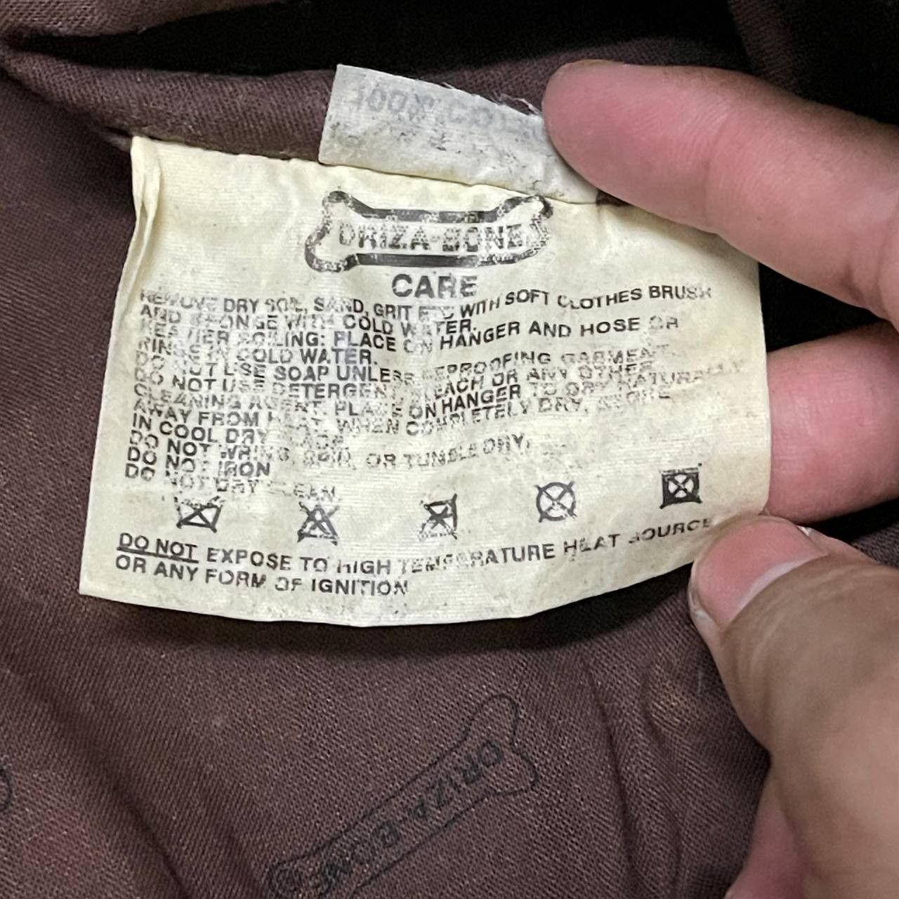 Man Made In Australia Vintage Driza Bon Waxed Riding Short Coat Size US XL / EU 56 / 4 - 14 Thumbnail