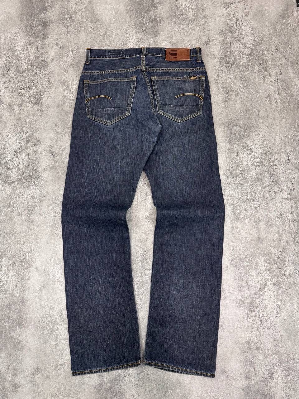 G-Star G-Star RAW 3301 Men Straight Fit Jeans Denim Navy Size 34 Size US 34 / EU 50 - 1 Thumbnail