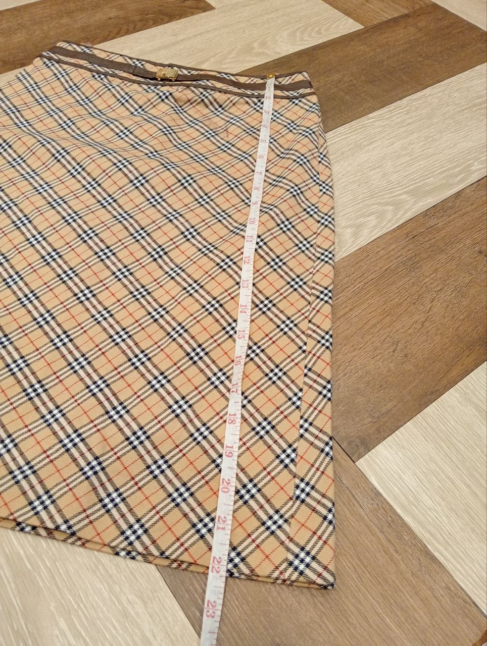 Burberry BURBERRY BLUE LABEL NOVA CHECK STRETCH SKIRT Size 25" / US 0 / IT 36 - 13 Thumbnail