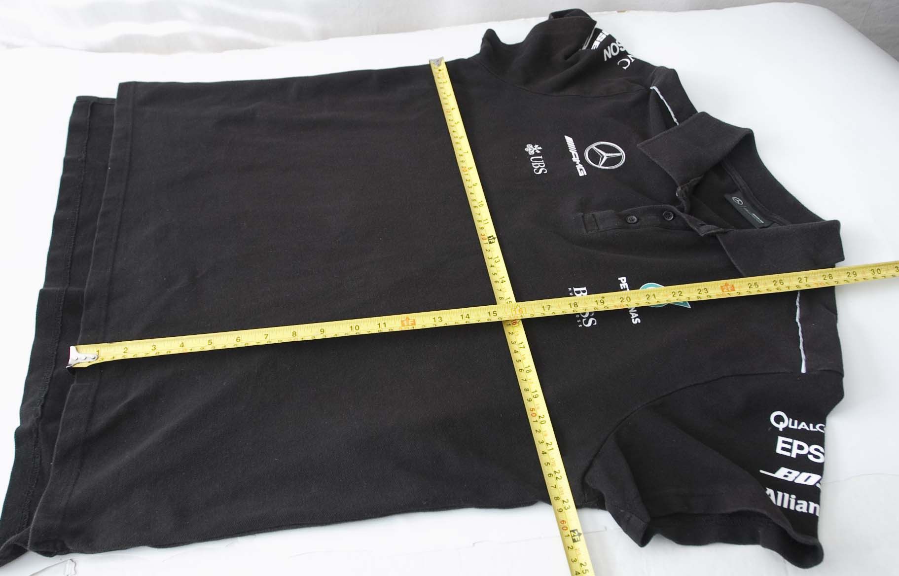 Formula 1 Mercedes AMG Petronas Formula One Team Polo Size XL Black Size US XL / EU 56 / 4 - 4 Thumbnail