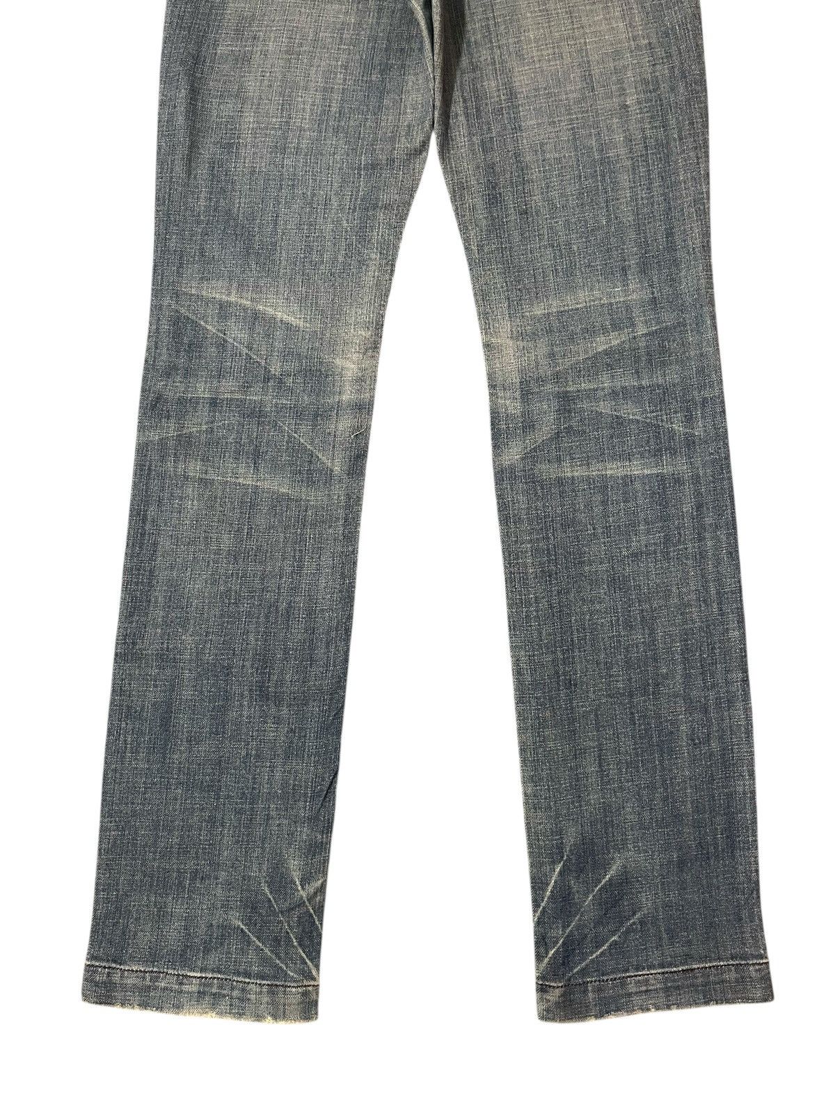 Vintage 2006 DGVI Leather Patch Wavy Brazilroxx Jeans Size US 31 - 15 Thumbnail