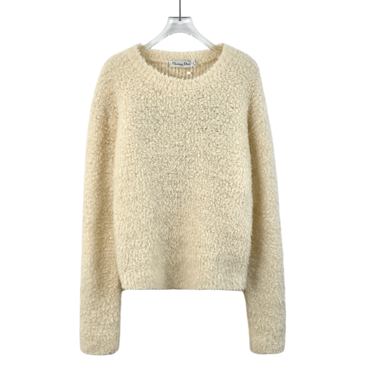 Dior Christian Dior Teddy Sweater –Logo Wool Knit (Size XS) Size XS / US 0-2 / IT 36-38 - 1 Thumbnail
