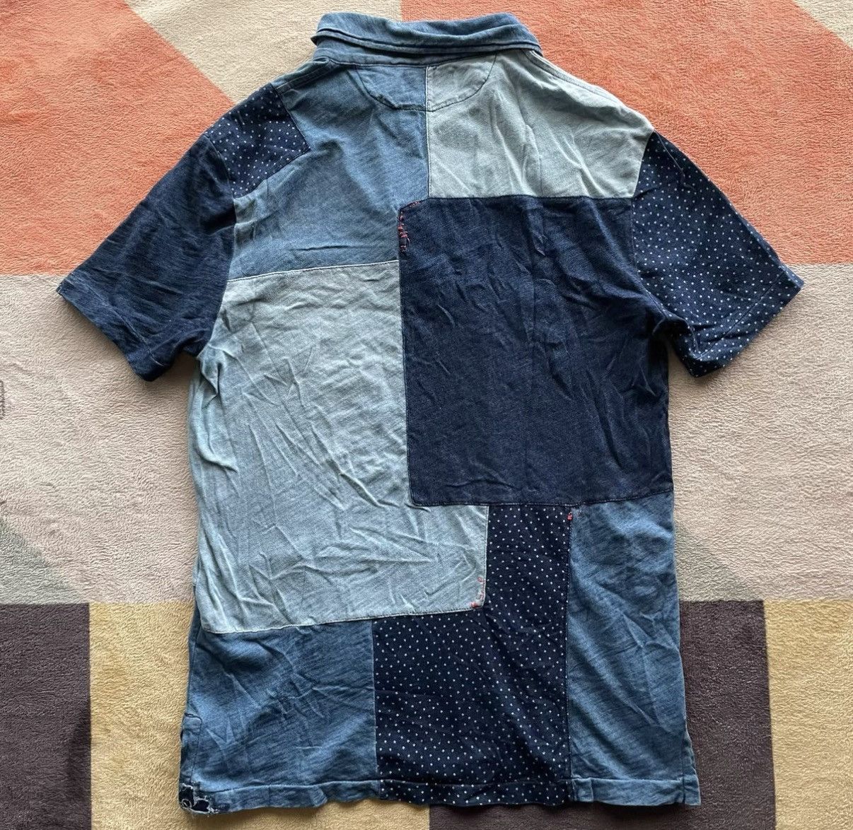 Polo Ralph Lauren Ralph Lauren Polo RL Patchwork Short Sleeve T-shirt K22 Size US S / EU 44-46 / 1 - 2 Thumbnail