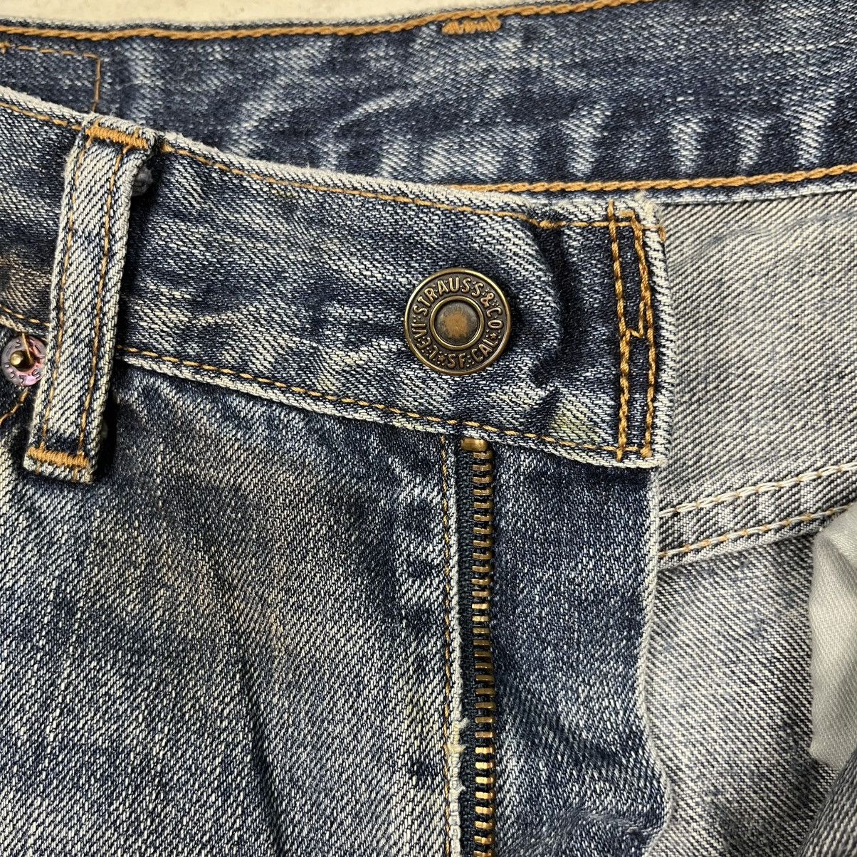 Levi's Vintage Levis Disressed Flare Denim Jeans Size US 30 / EU 46 - 13 Thumbnail