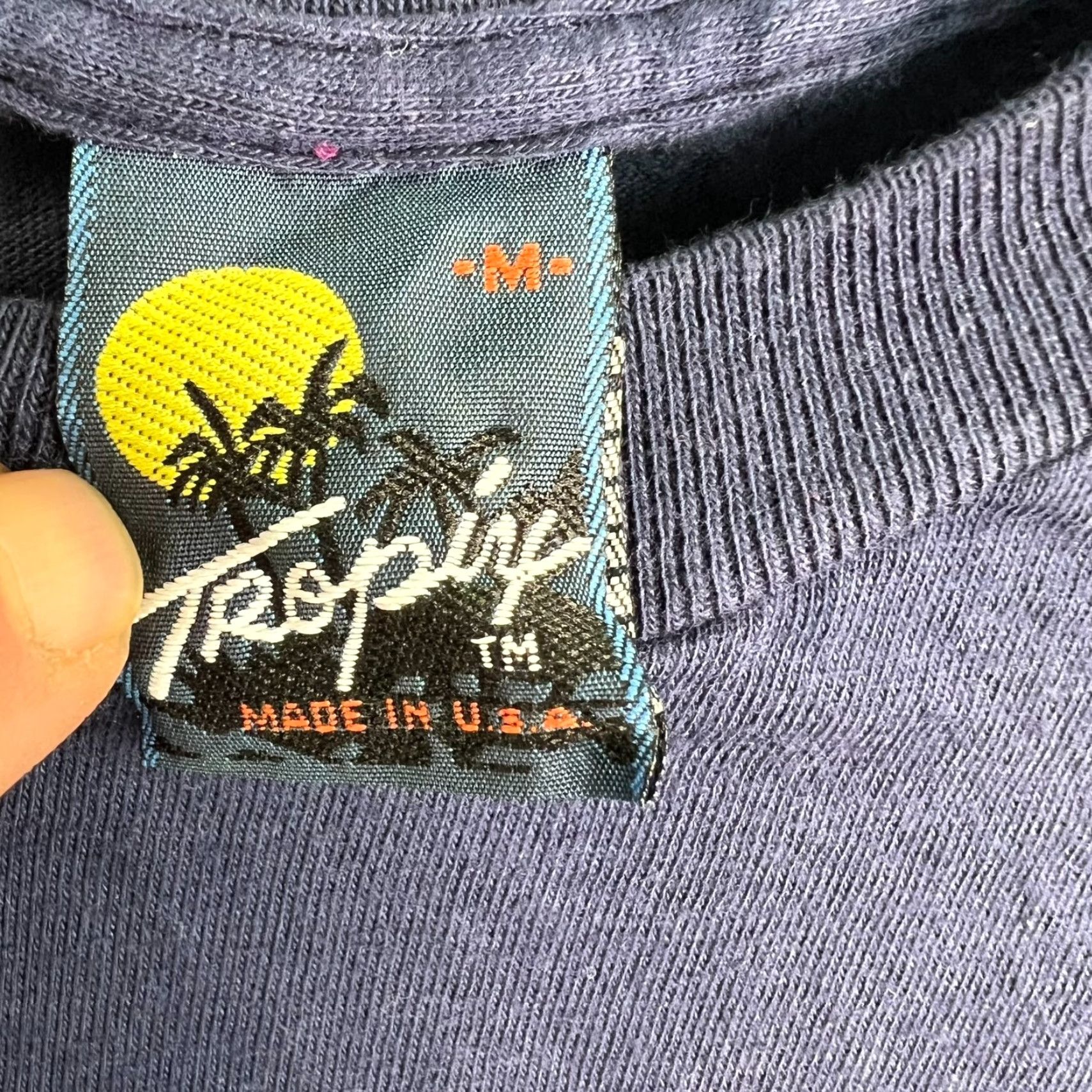Vintage VINTAGE Trophy Bands of America Nationals Long Sleeve Shirt Adult M Blue Graphic Print 42 Chest Men Reg Mens Size US M / EU 48-50 / 2 - 5 Thumbnail