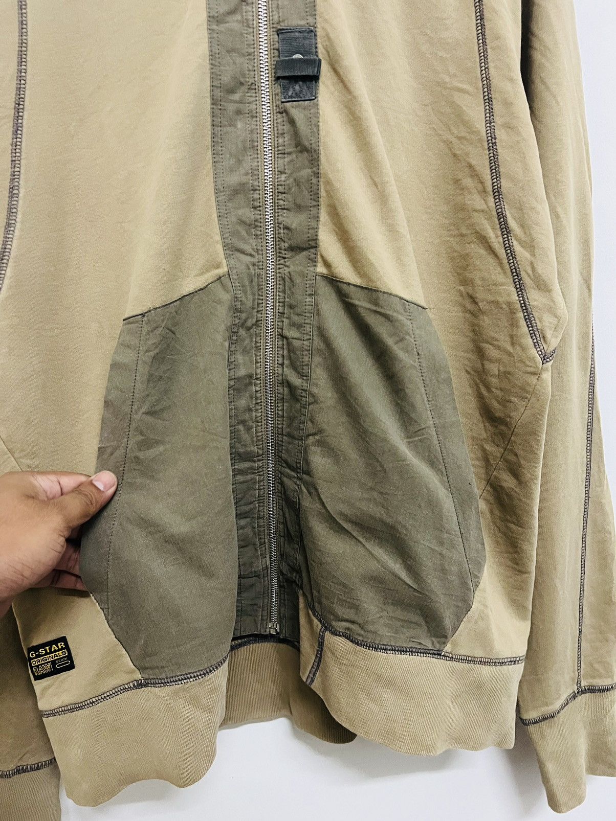G-Star × Japanese Brand G-Star Raw Military Zipper Hoodie Size US L / EU 52-54 / 3 - 6 Thumbnail