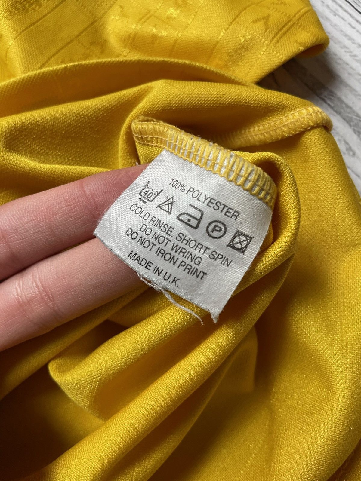 Vintage Vintage The Scottish soccer jersey monogram yellow long XXL Size US XXL / EU 58 / 5 - 8 Thumbnail