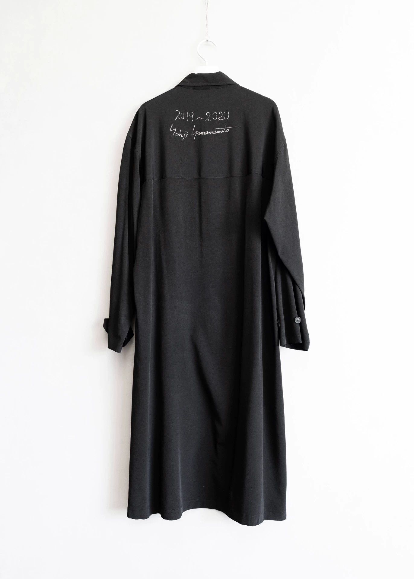Yohji Yamamoto Yohji Yamamoto 20SS Handwritten Acetate Long Shirt Size 1 Size US S / EU 44-46 / 1 - 1 Thumbnail