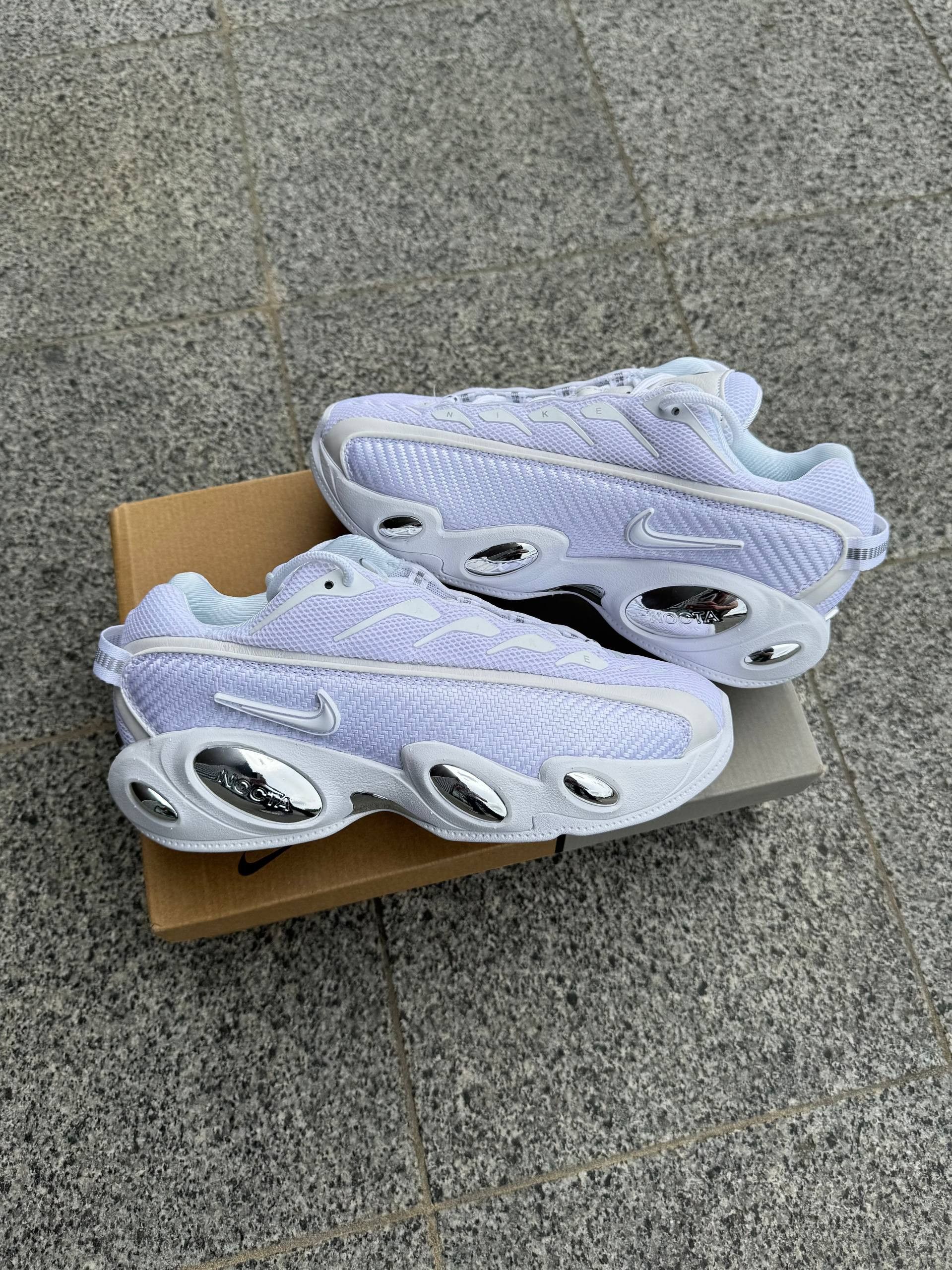 NOCTA × Nike Nike x Nocta Glide Triple White Drake Air DM0879-100 Size US 8 / EU 41 - 1 Thumbnail