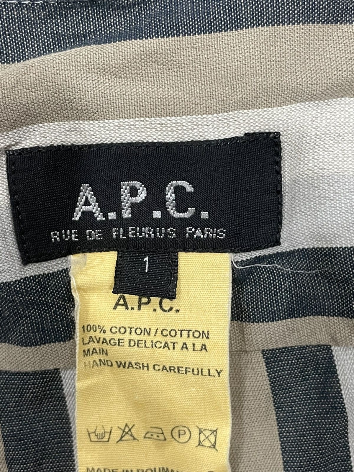 A.P.C. × Designer × Vintage A.P.C shirt Size US S / EU 44-46 / 1 - 3 Thumbnail