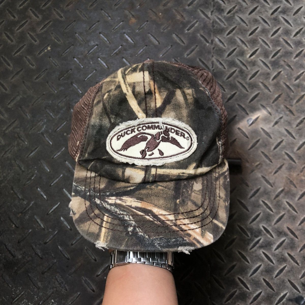 Realtree Vintage Realtree Duck Commander Camouflage Hat Size ONE SIZE - 2 Thumbnail
