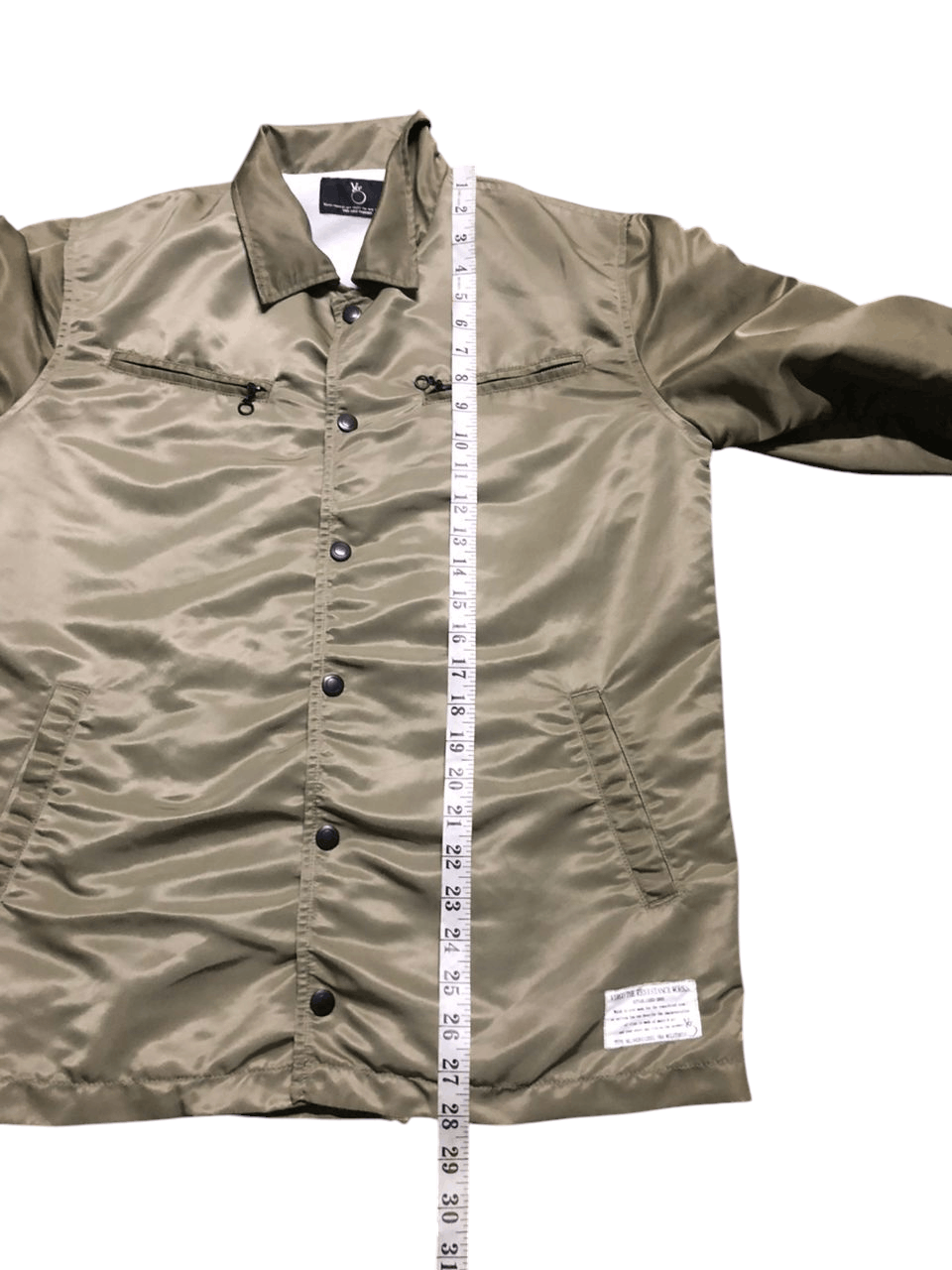 Japanese Brand Vintage Virgo Nylon Jacket Snap Button Military Style Size US L / EU 52-54 / 3 - 21 Thumbnail