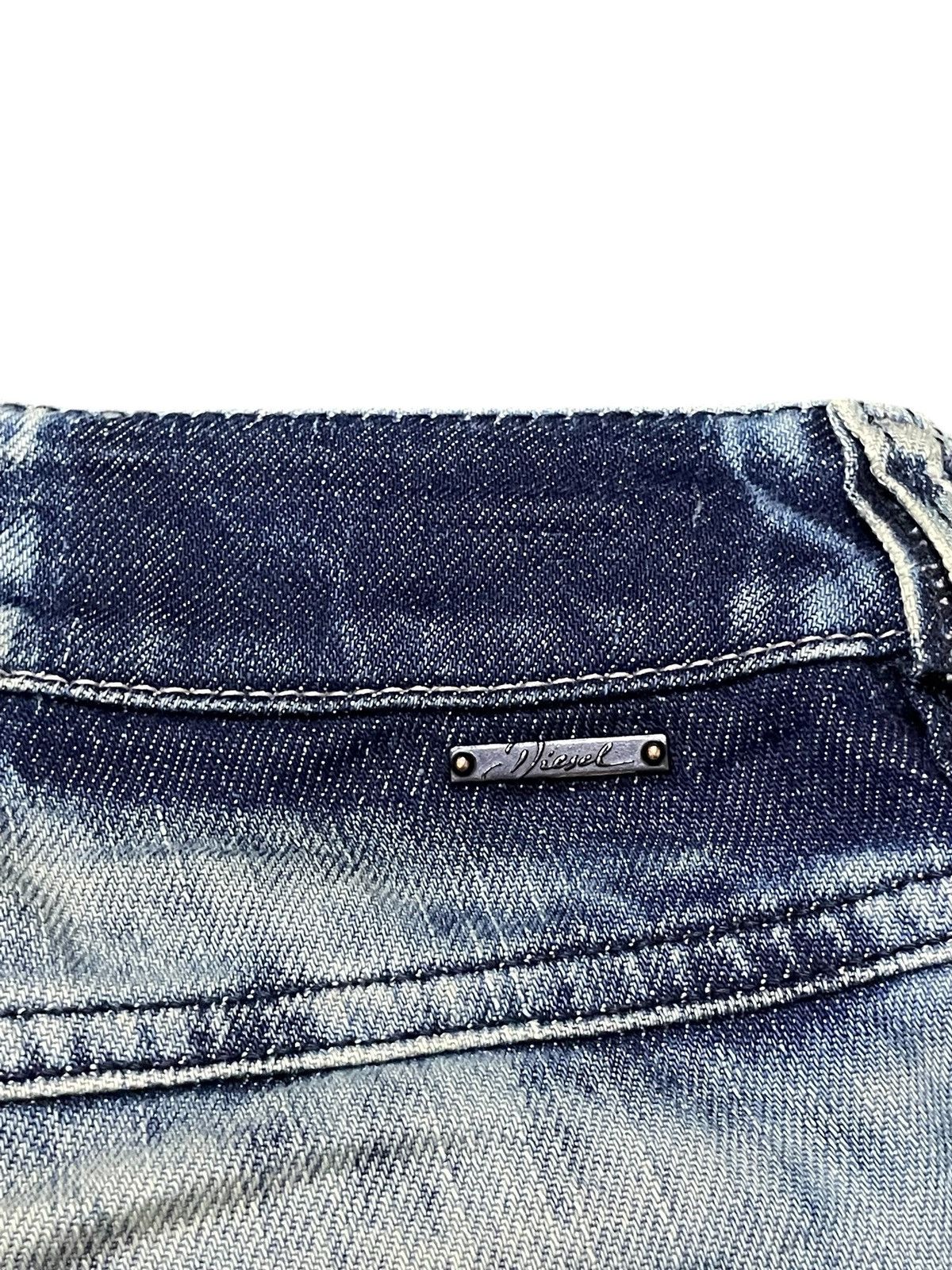 Diesel × Diesel Black Gold Diesel Enzyme Oil Wash Muddy Distressed Jeans Size US 28 / EU 44 - 22 Thumbnail