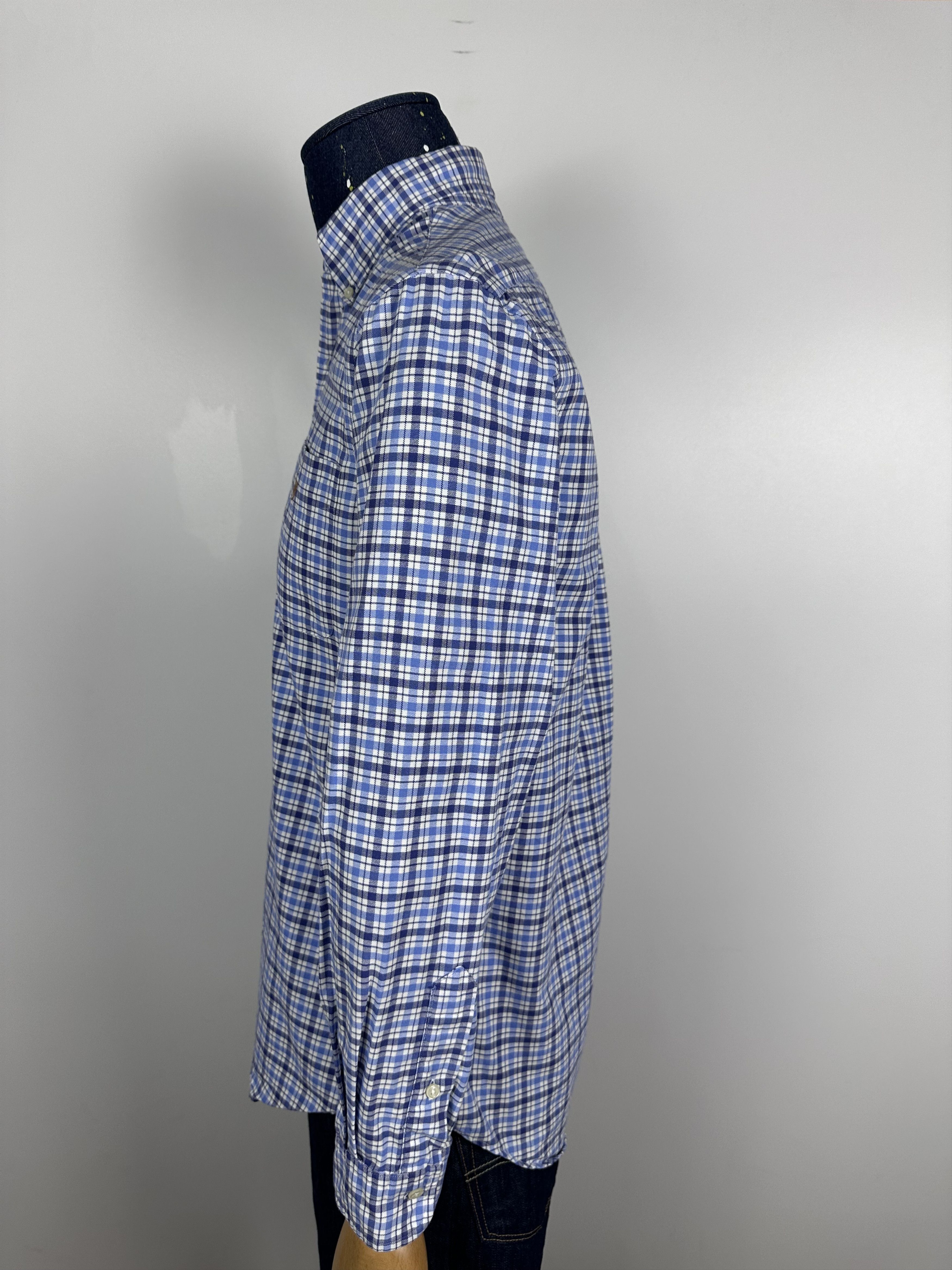 Polo Ralph Lauren × Ralph Lauren Ralph Lauren Button Down Shirt Blue Plaid Long Sleeve Size S Size US S / EU 44-46 / 1 - 5 Thumbnail