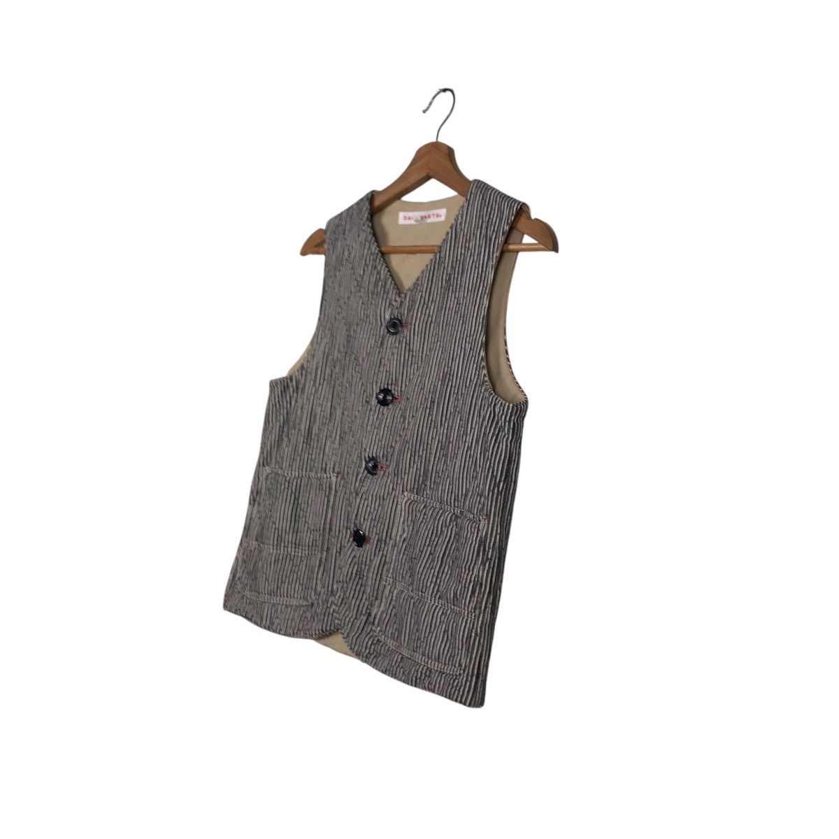 Japanese Brand 📌Vintage Hickory Chore Vest Jacket Daily Taste Kapital Size US M / EU 48-50 / 2 - 3 Thumbnail