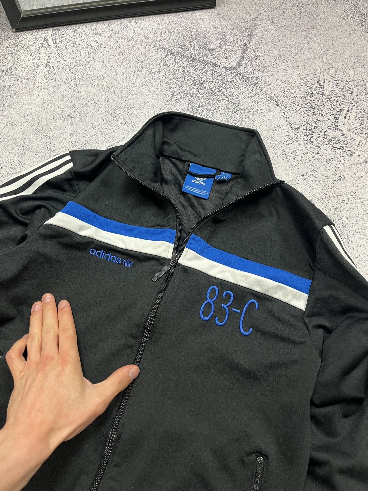 Adidas Adidas 83-C Striped Track Jacket Casual Rare Y2k Hype Japan Size S / US 4 / IT 40 - 6 Thumbnail