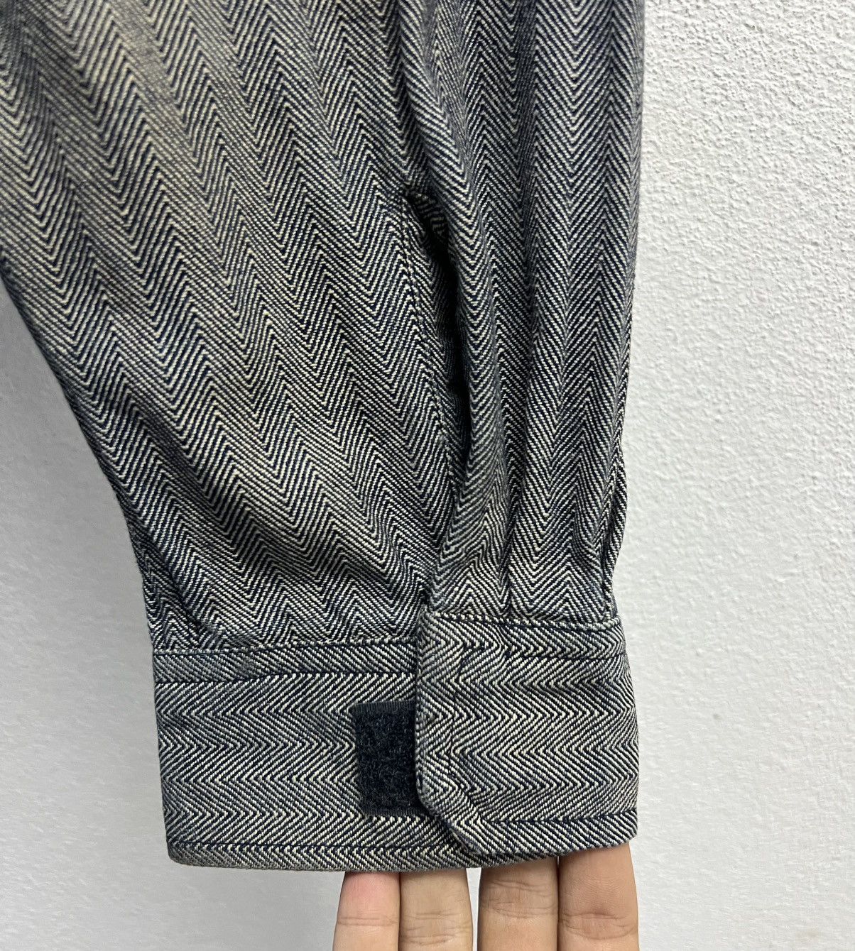 Vintage Vintage TEAGLES Herringbone Denim Coveralls Japanes Workwear Size US 39 - 13 Thumbnail