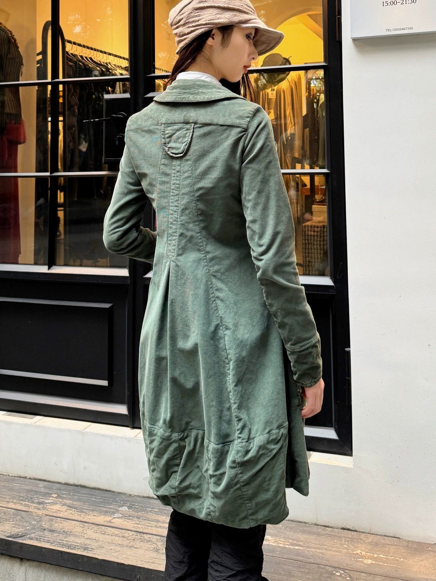 Vintage Italian Cord Adjustable Drawstring Puff Long Jkt Vintage S Size S / US 4 / IT 40 - 5 Thumbnail