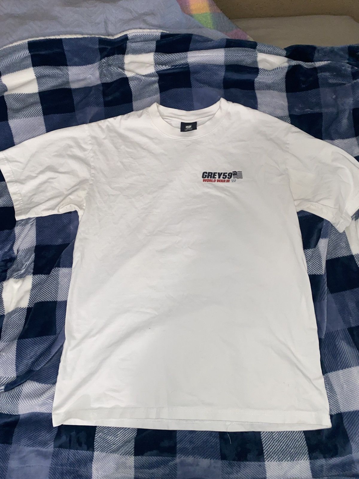 G59 Records White G59 WORLDWARIII ‘22 shirt Size US L / EU 52-54 / 3 - 1 Thumbnail