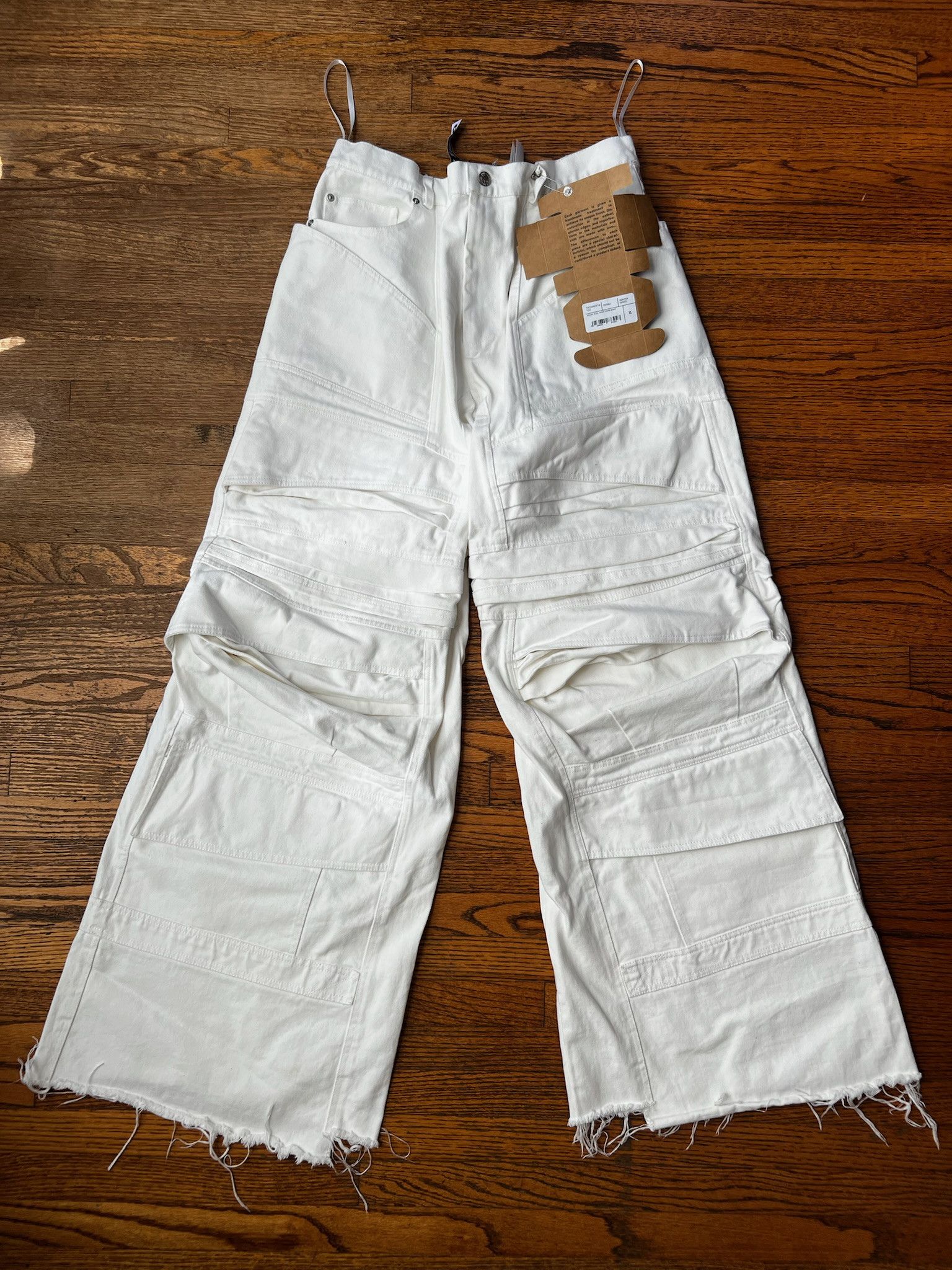 Natasha Zinko Denim Jeans (NZ313-122-WINTER-WHITE) Size US 37 - 1 Thumbnail