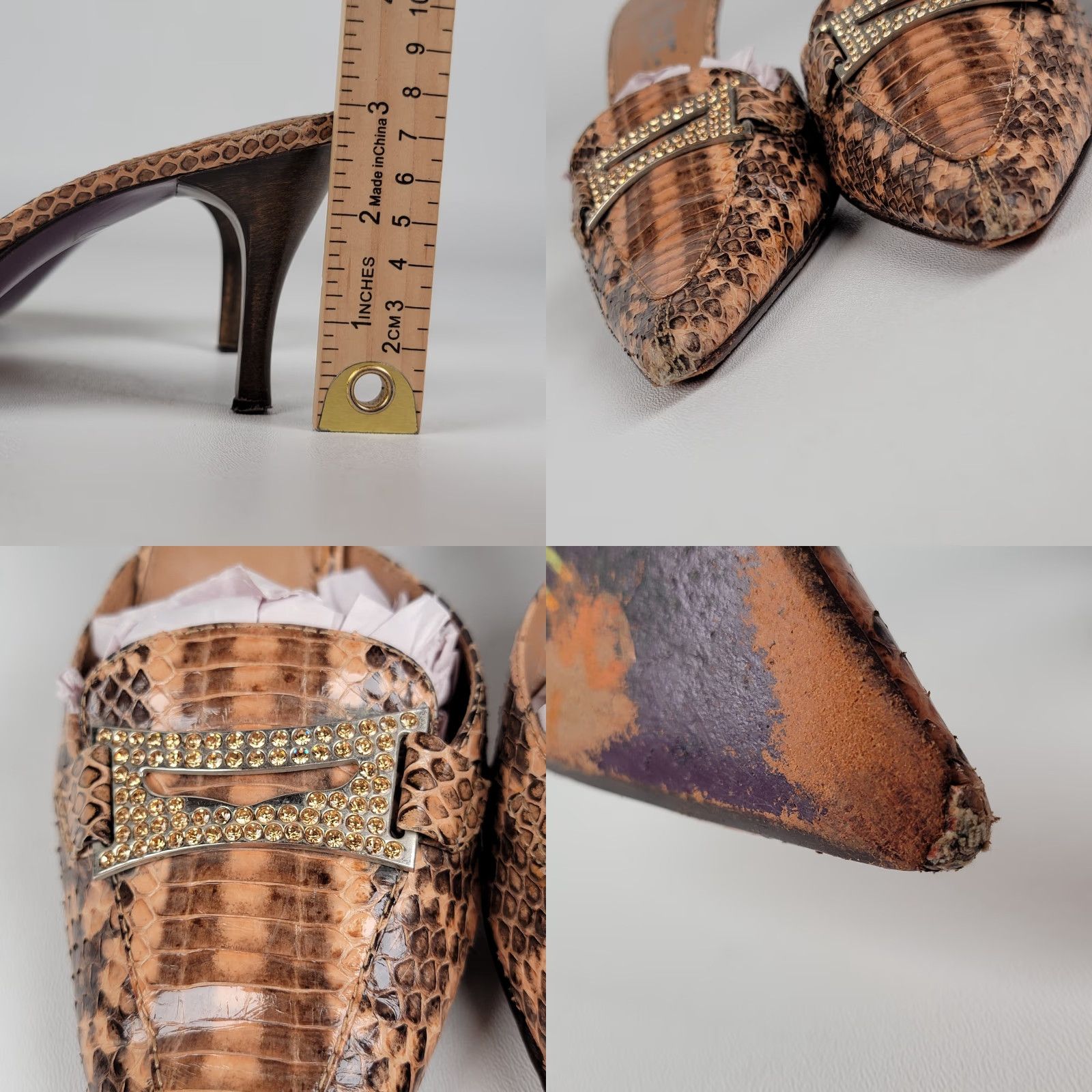 Richard Tyler Richard Tyler Snake Skin Heals Women's Size 6.5 Size US 7 / IT 37 - 9 Thumbnail